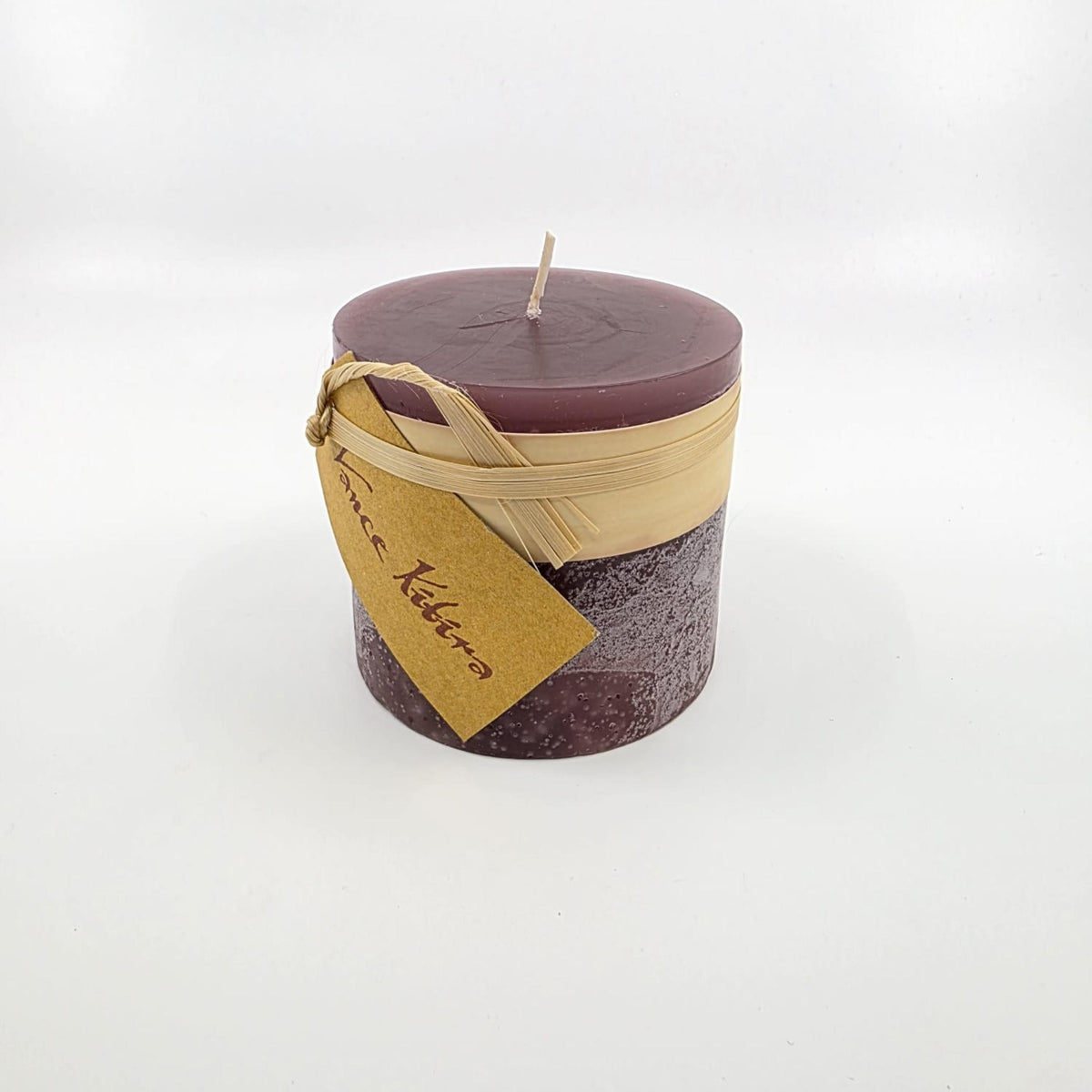 Timber-Stumpenkerzen - rose taupe - schadstofffrei - 8 x 7.5cm