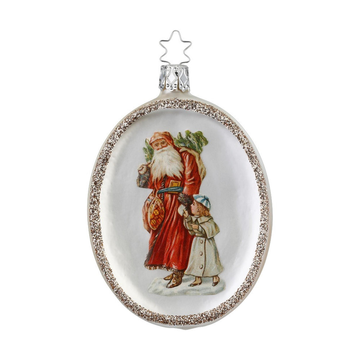 Christbaumkugel - Magische Festtage - beige