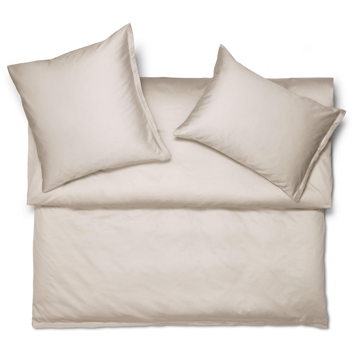 Bettwäsche Satin Noblesse uni - sable