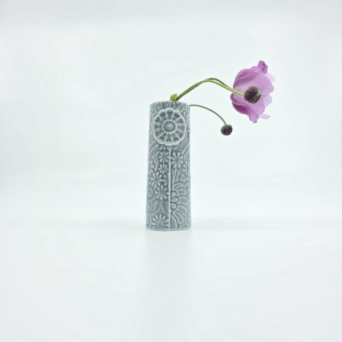 Vase - Pipanella Flower Micro - blue grey