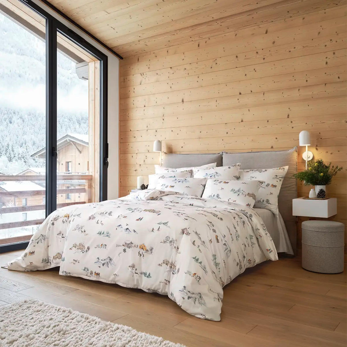 Satin Bettwäsche MONTAGNA