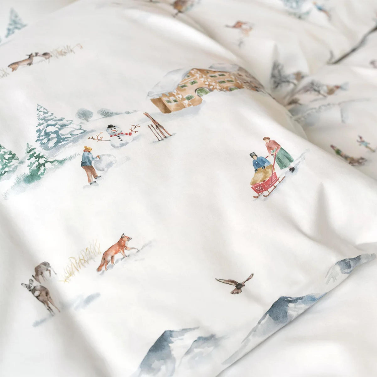 Satin Bettwäsche MONTAGNA