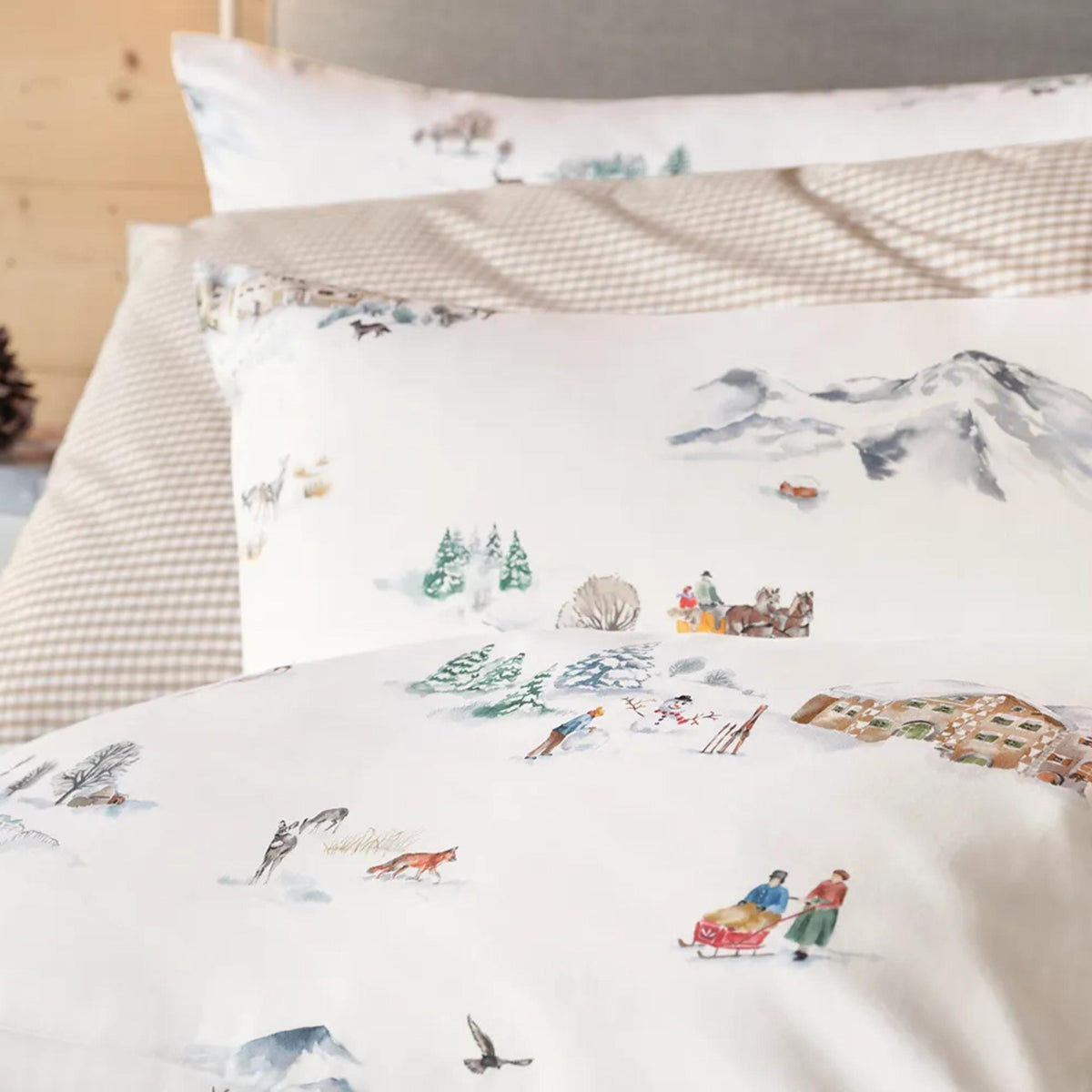 Satin Bettwäsche MONTAGNA