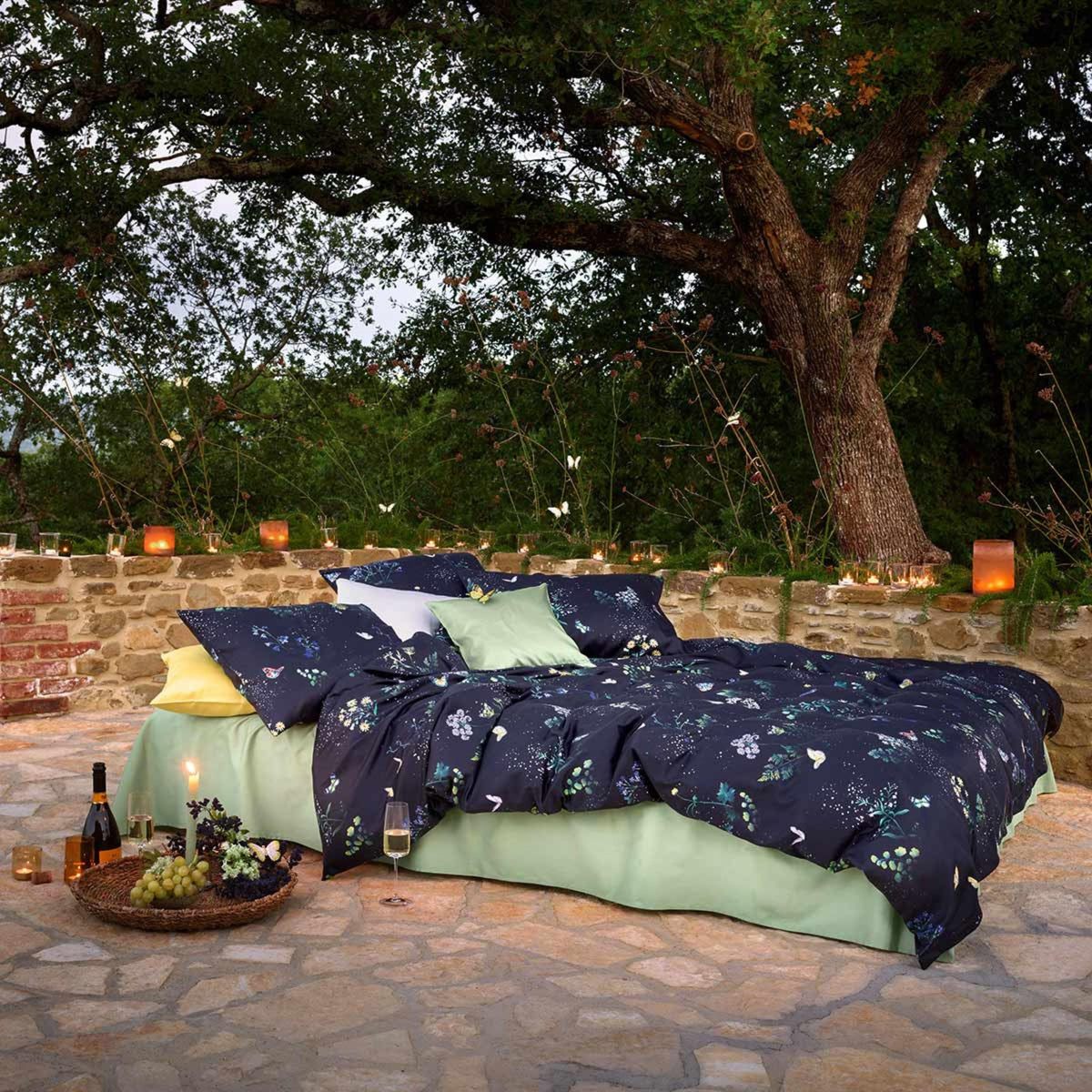 Satin Bettwäsche MID SUMMER NIGHT