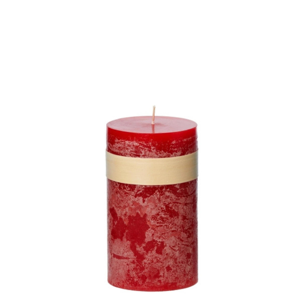 Timber-Stumpenkerzen - cranberry - schadstofffrei - 8 x 15cm