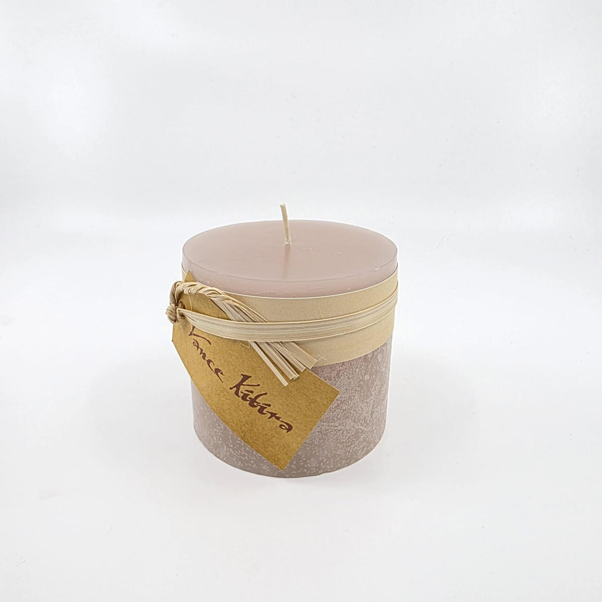 Timber-Stumpenkerzen - powder - schadstofffrei - 8 x 7.5cm