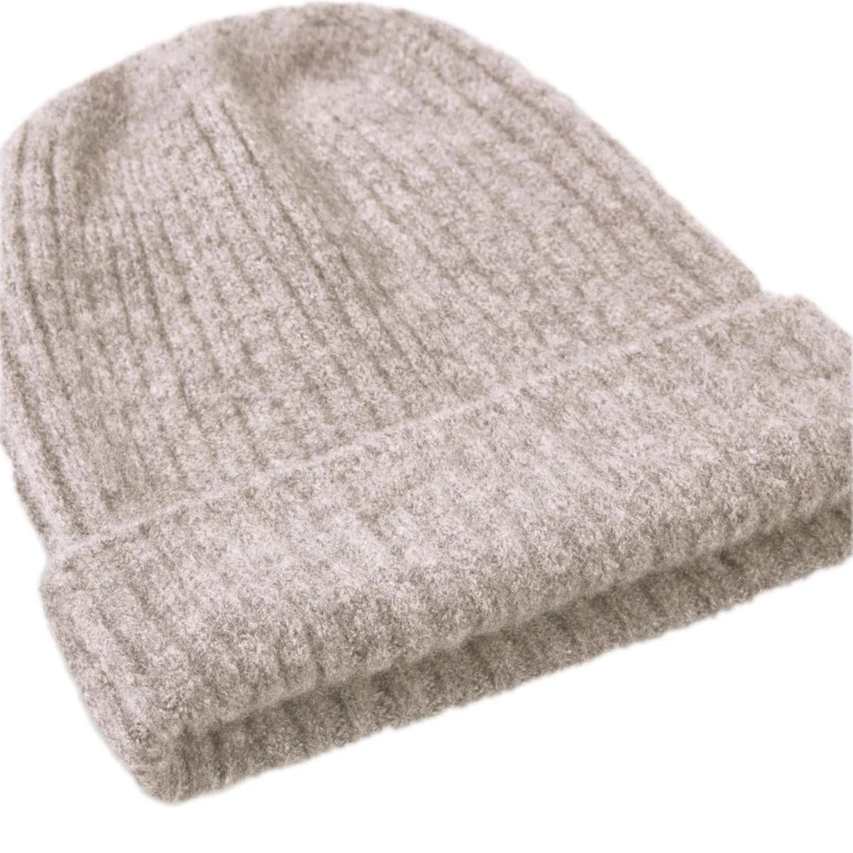 Purschoen Mütze aus Kaschmir - beige