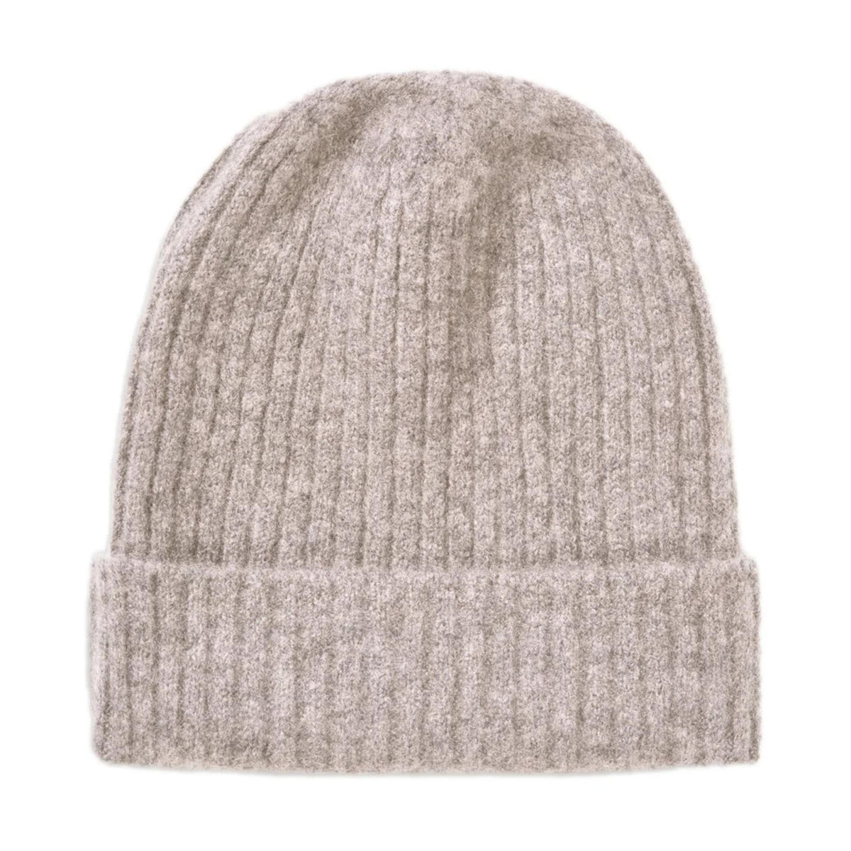 Purschoen Mütze aus Kaschmir - beige