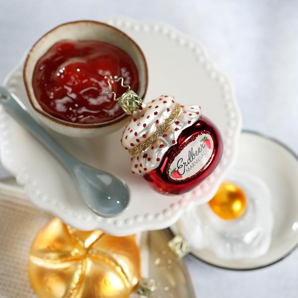 Christbaumkugel - Erdbeermarmelade