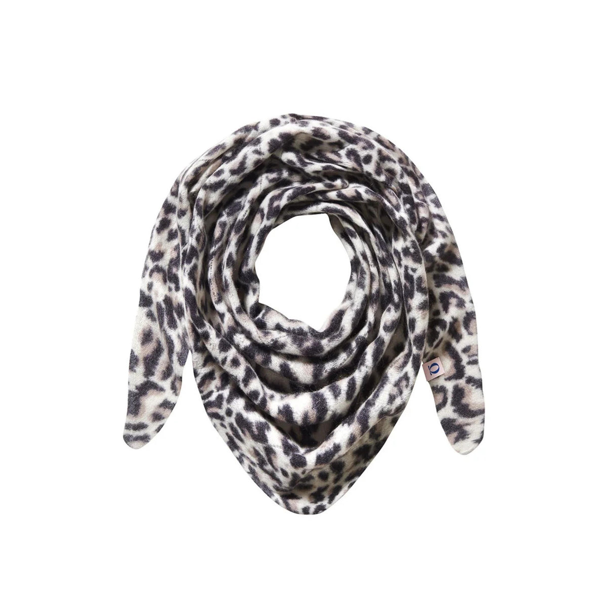 Purschoen Dreieckstuch Leo - Black Grey