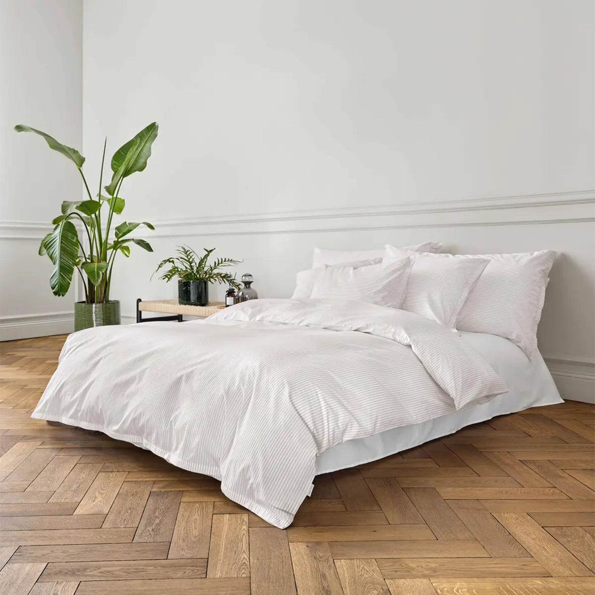 Popeline Bettwäsche BARI - beige