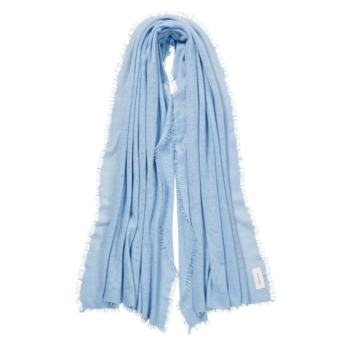 Purschoen Kaschmirschal Galactic Stars - Himmelblau