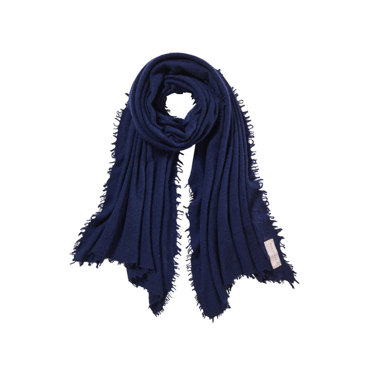 Purschoen Kaschmirschal - Navy blue