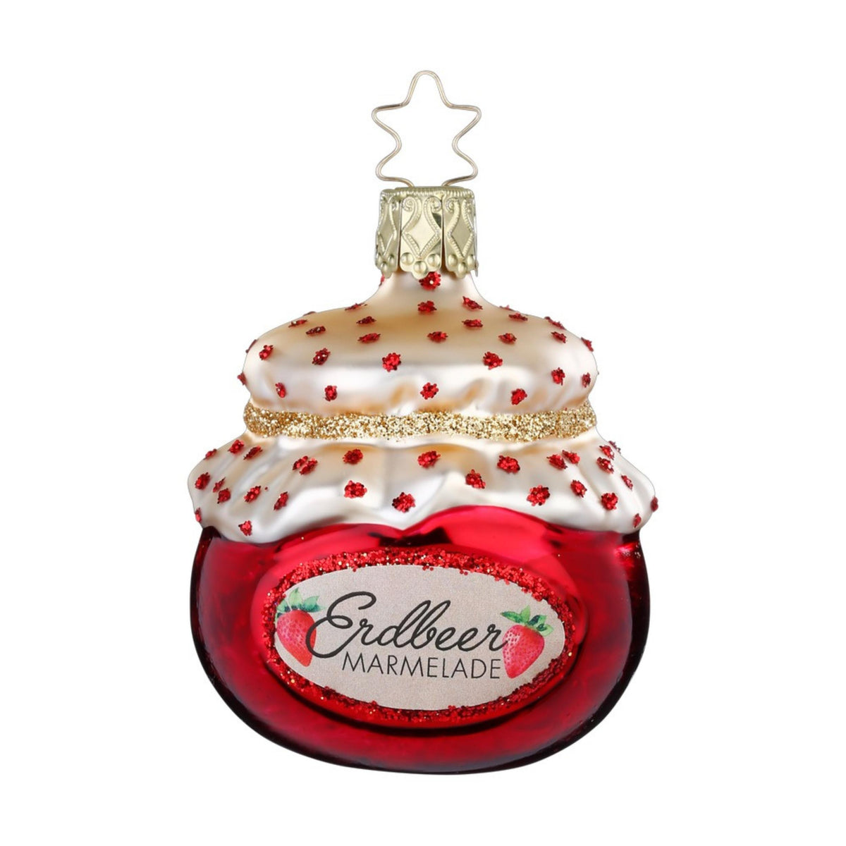 Christbaumkugel - Erdbeermarmelade