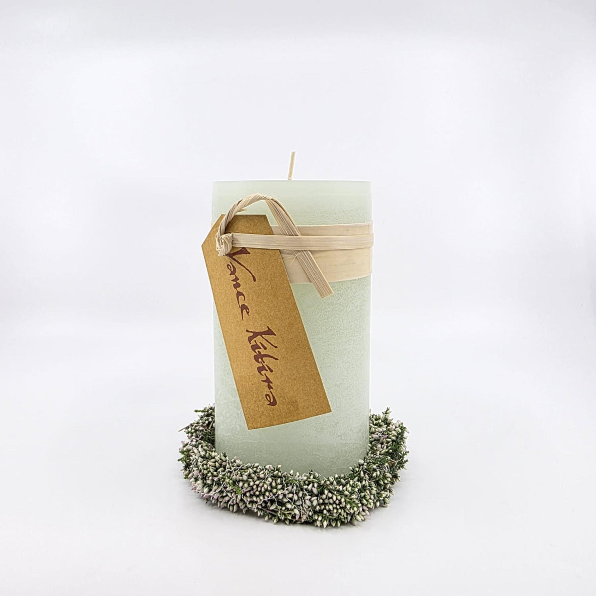Timber-Stumpenkerzen - ocean mist - schadstofffrei - 8 x 15cm
