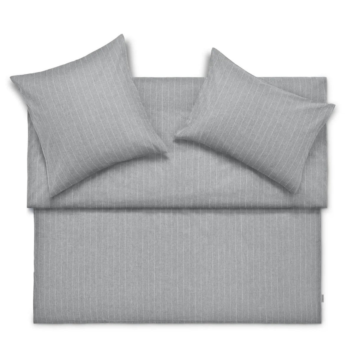 Flanell Bettwäsche - Emil - Grau