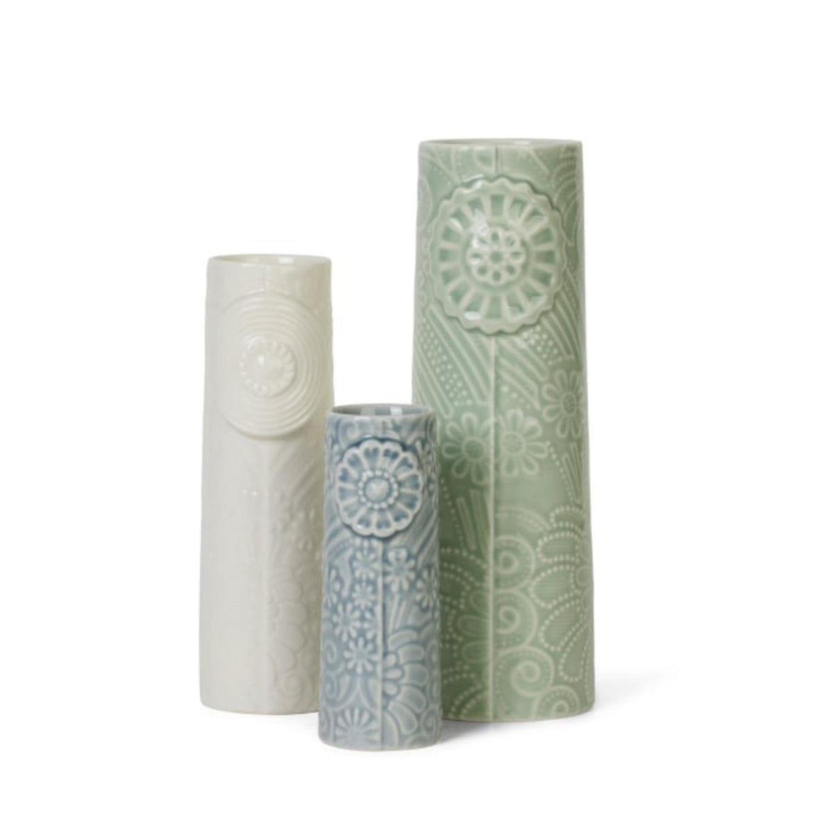 Vase - Pipanella Flower Micro - blue grey