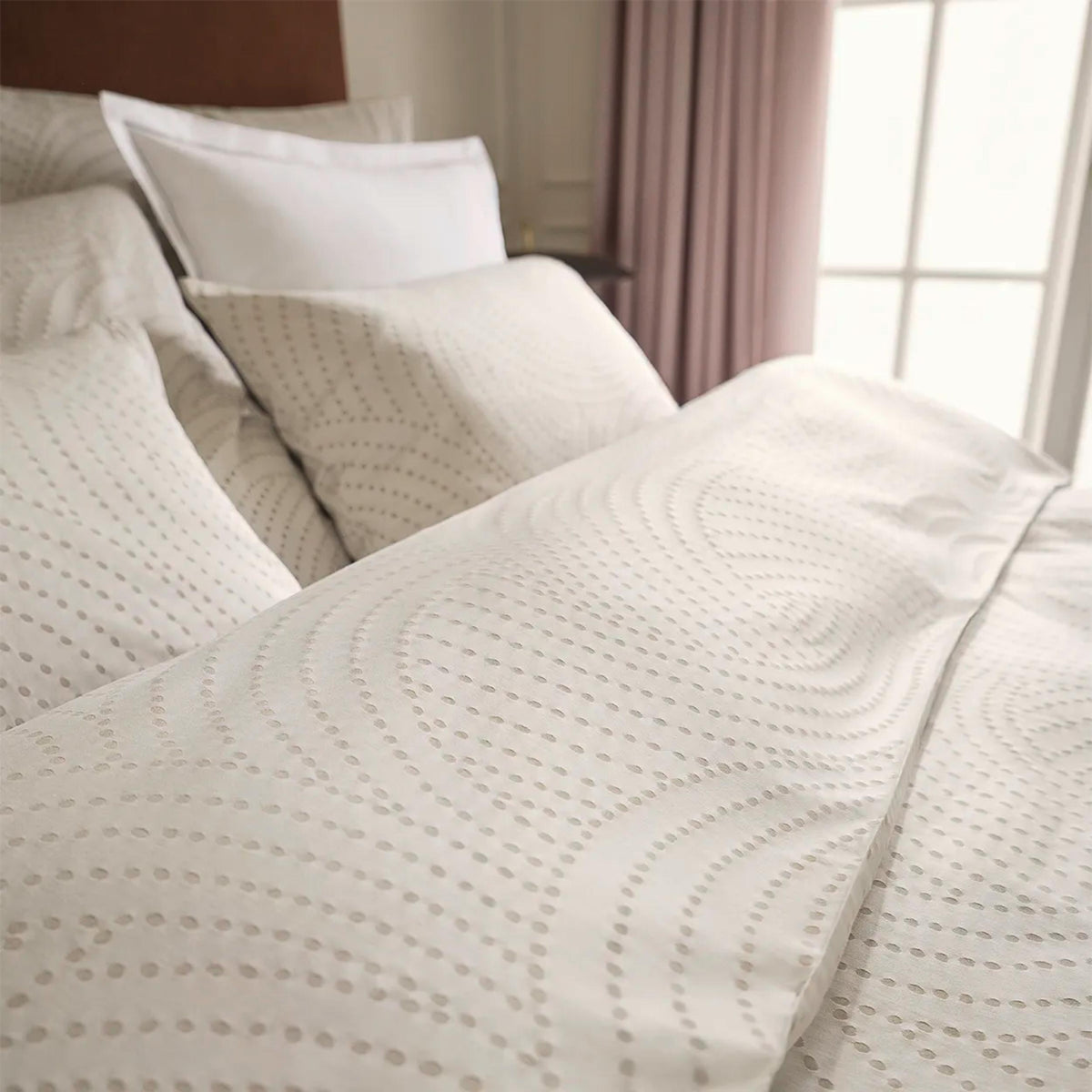 Jacquard Bettwäsche YAEL - beige