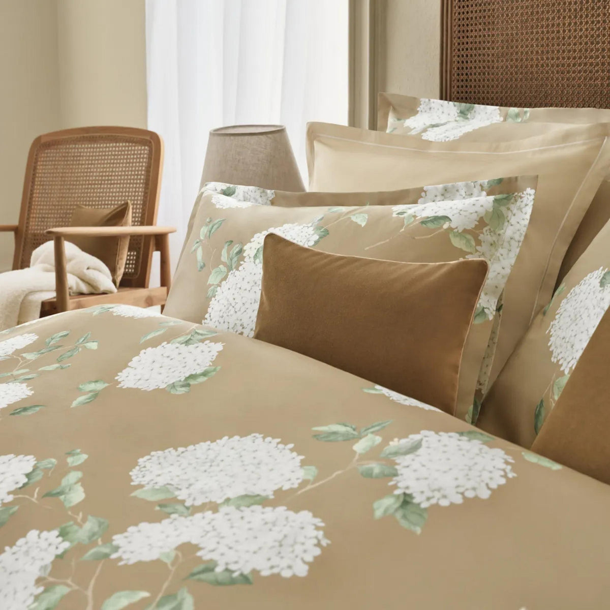 Satin Bettwäsche Hortensia - Miel