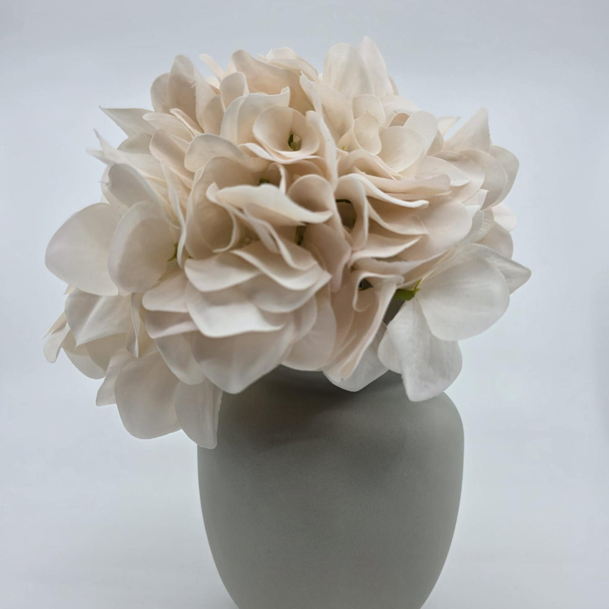 Kunstblume Hortensie - puder