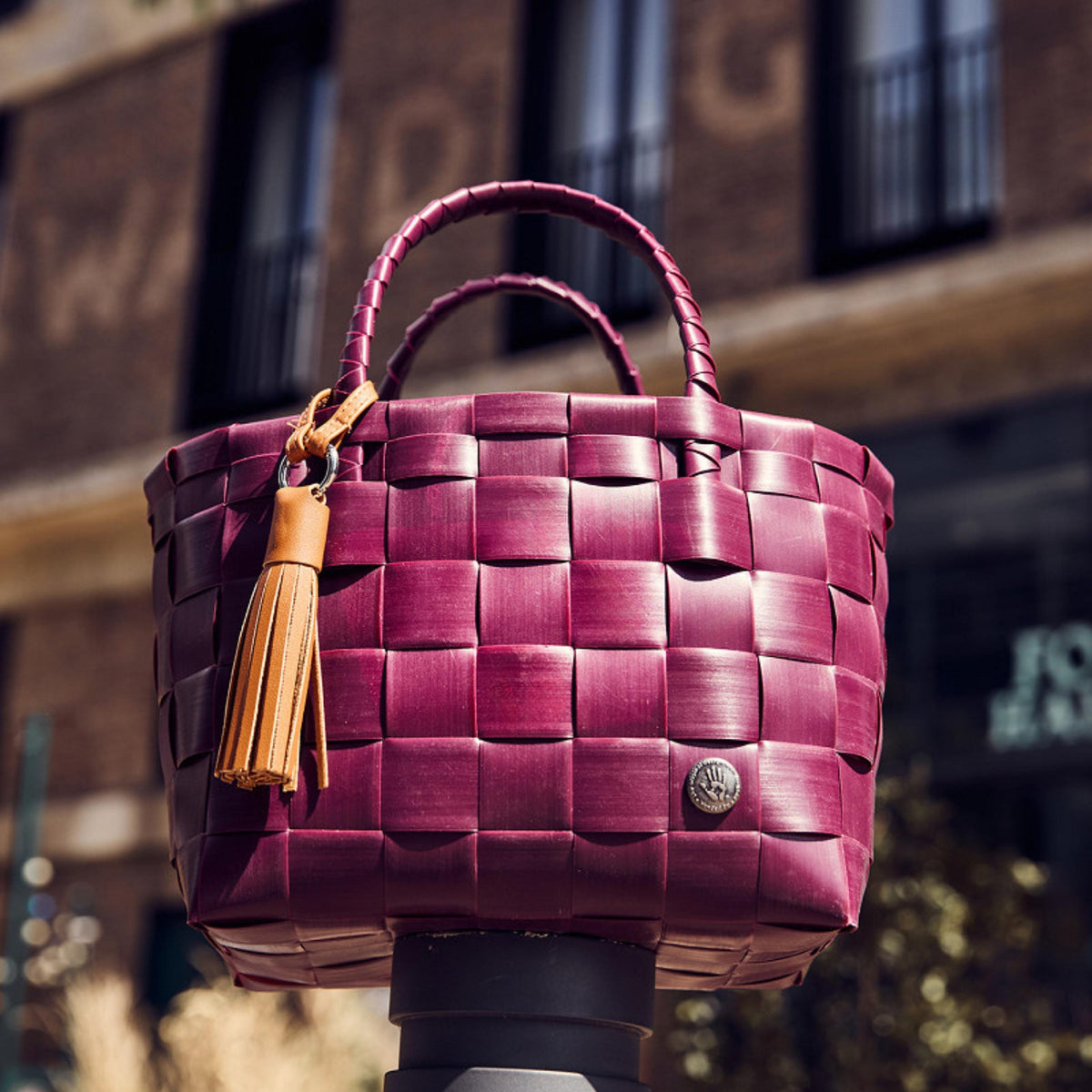 Mini Paris Handbag - mulberry purple