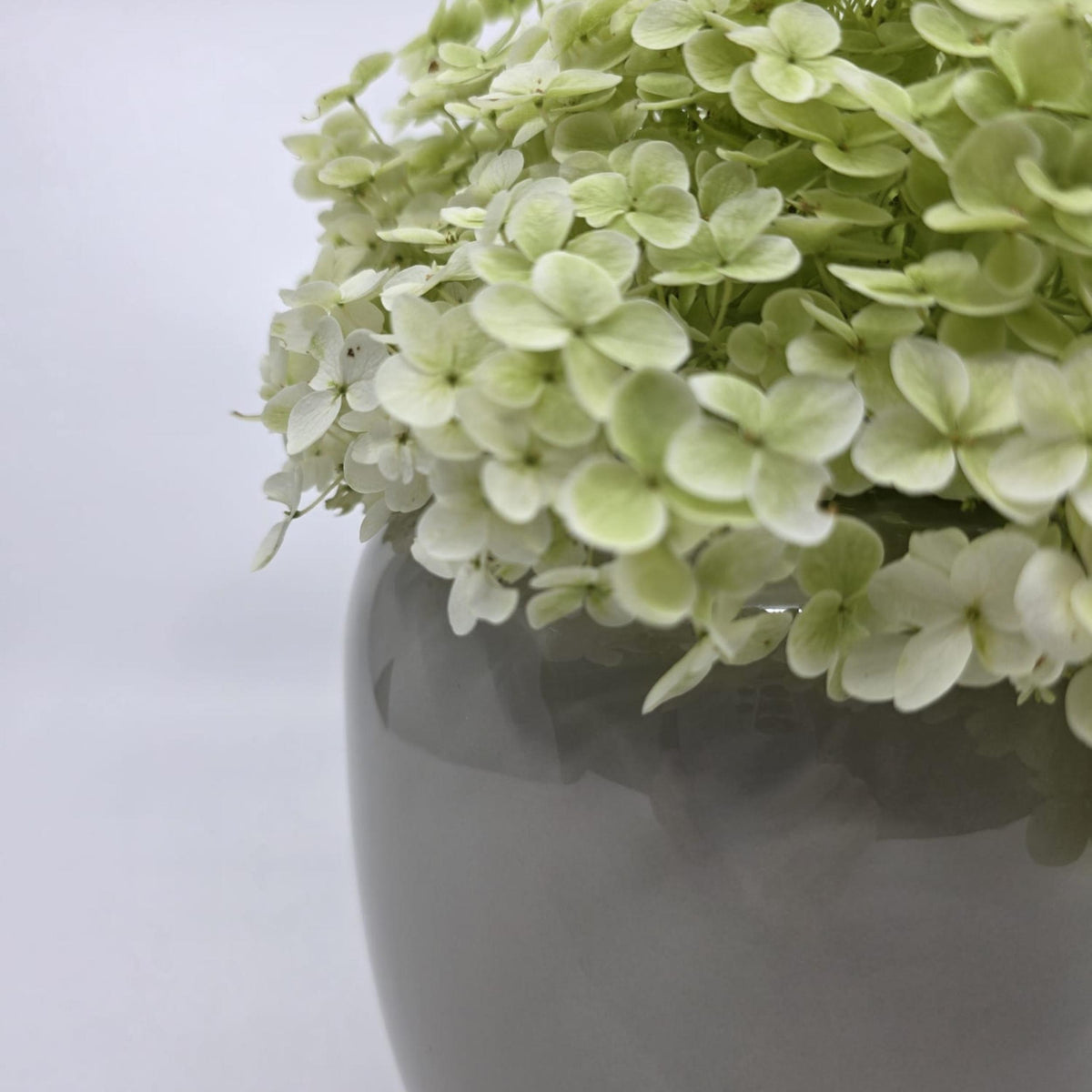 Vase Ania - glossy sand