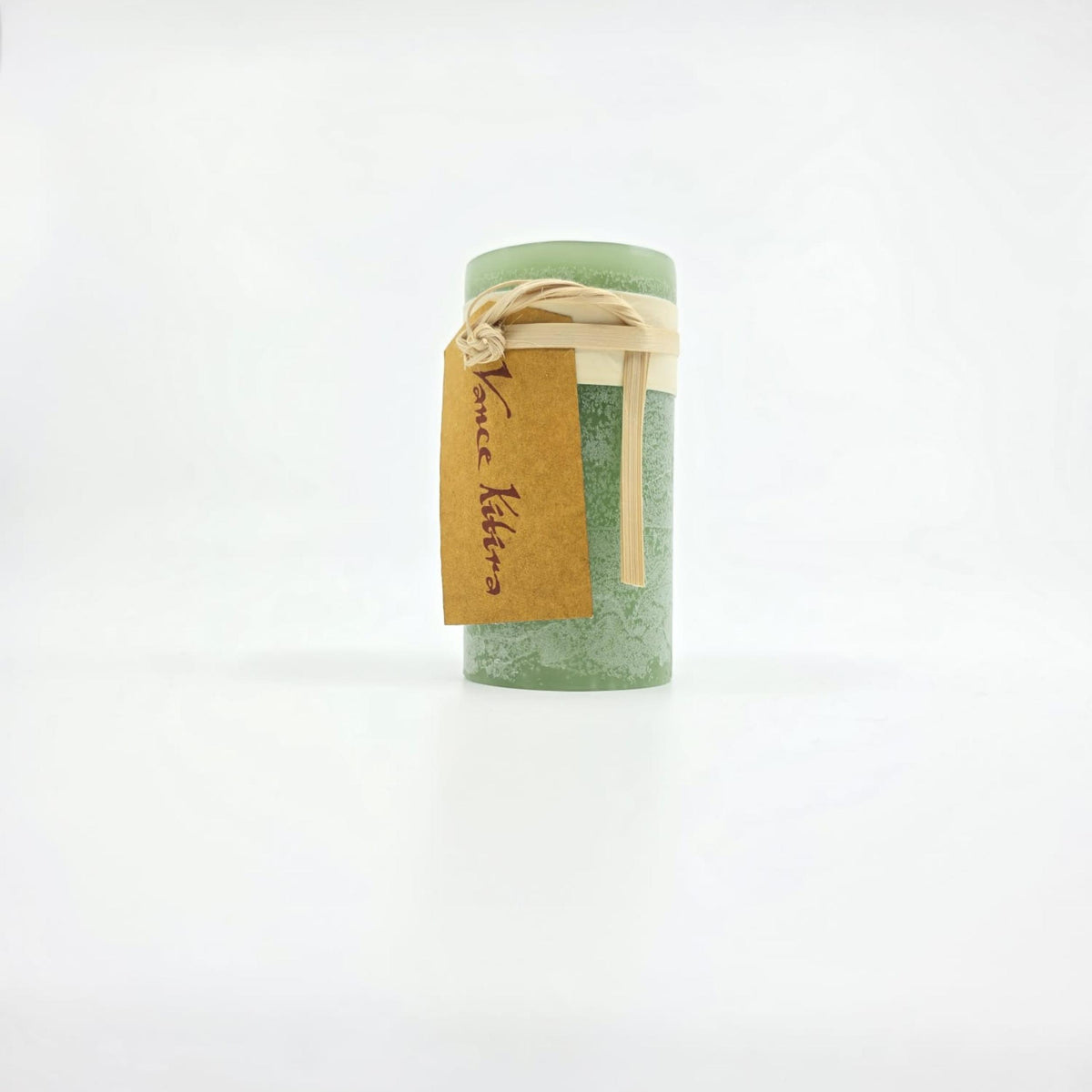 Timber- Kerzen - turf green - schadstofffrei - 5 x 10cm