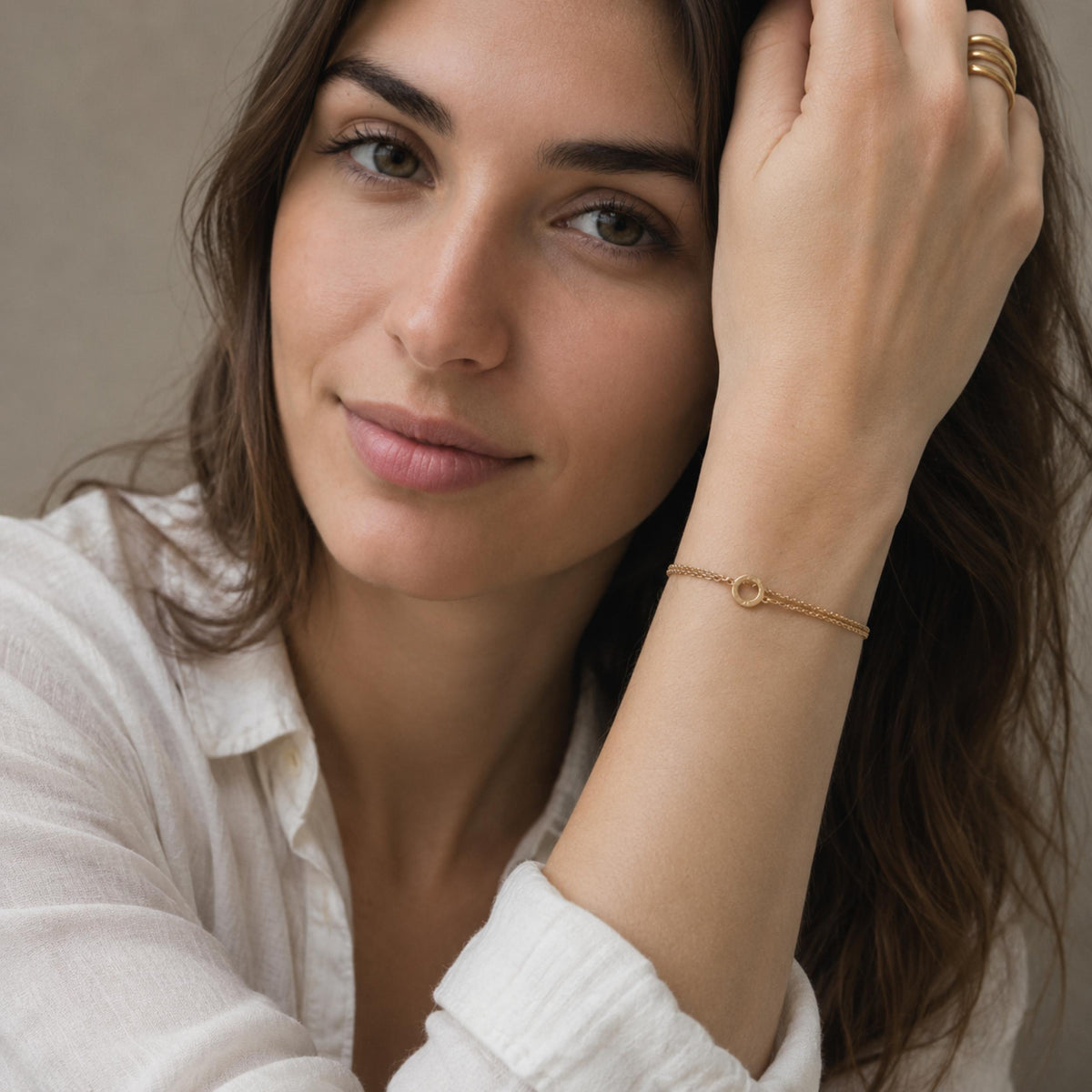 One Soul double Bracelet - gold