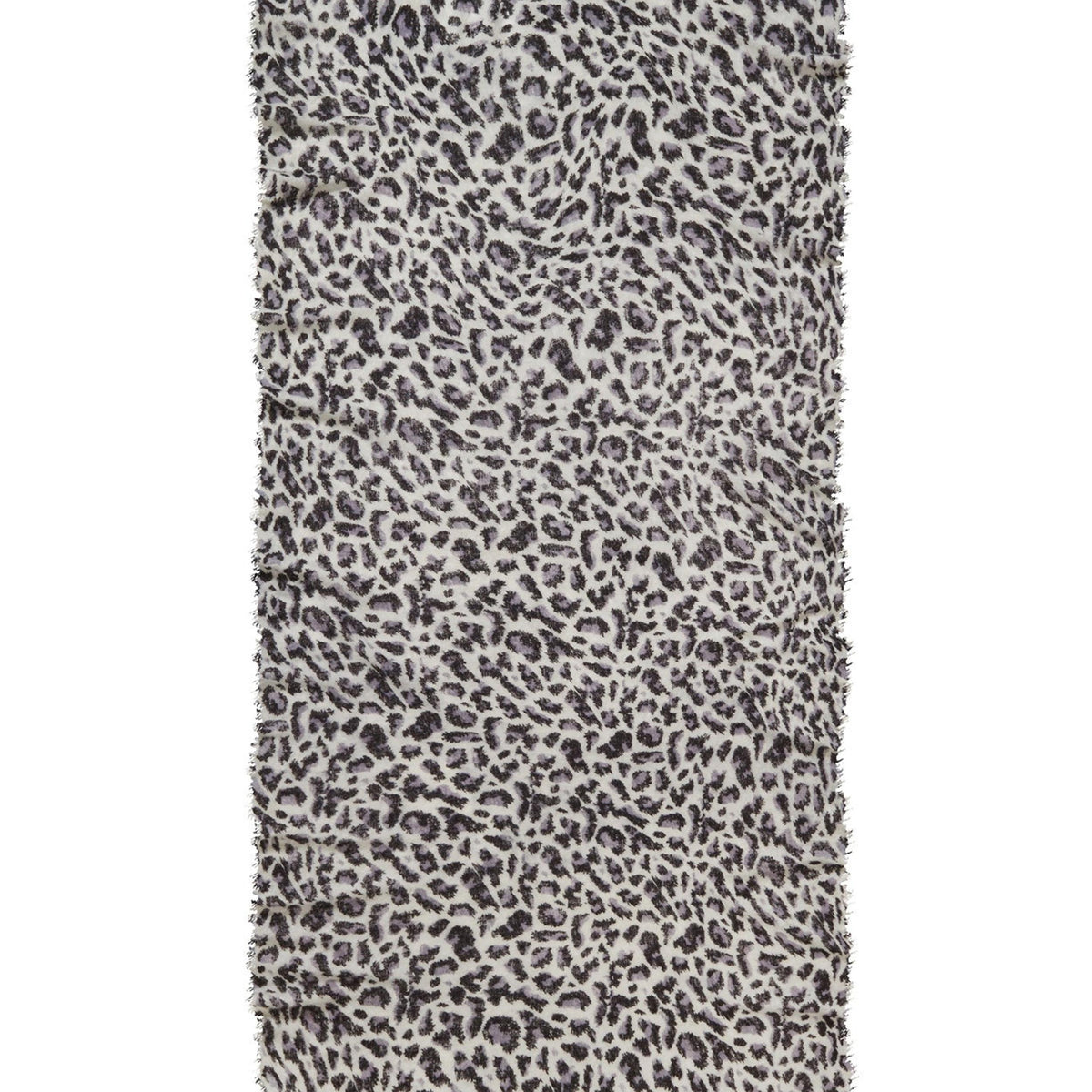 Kaschmirschal leo - black-grey