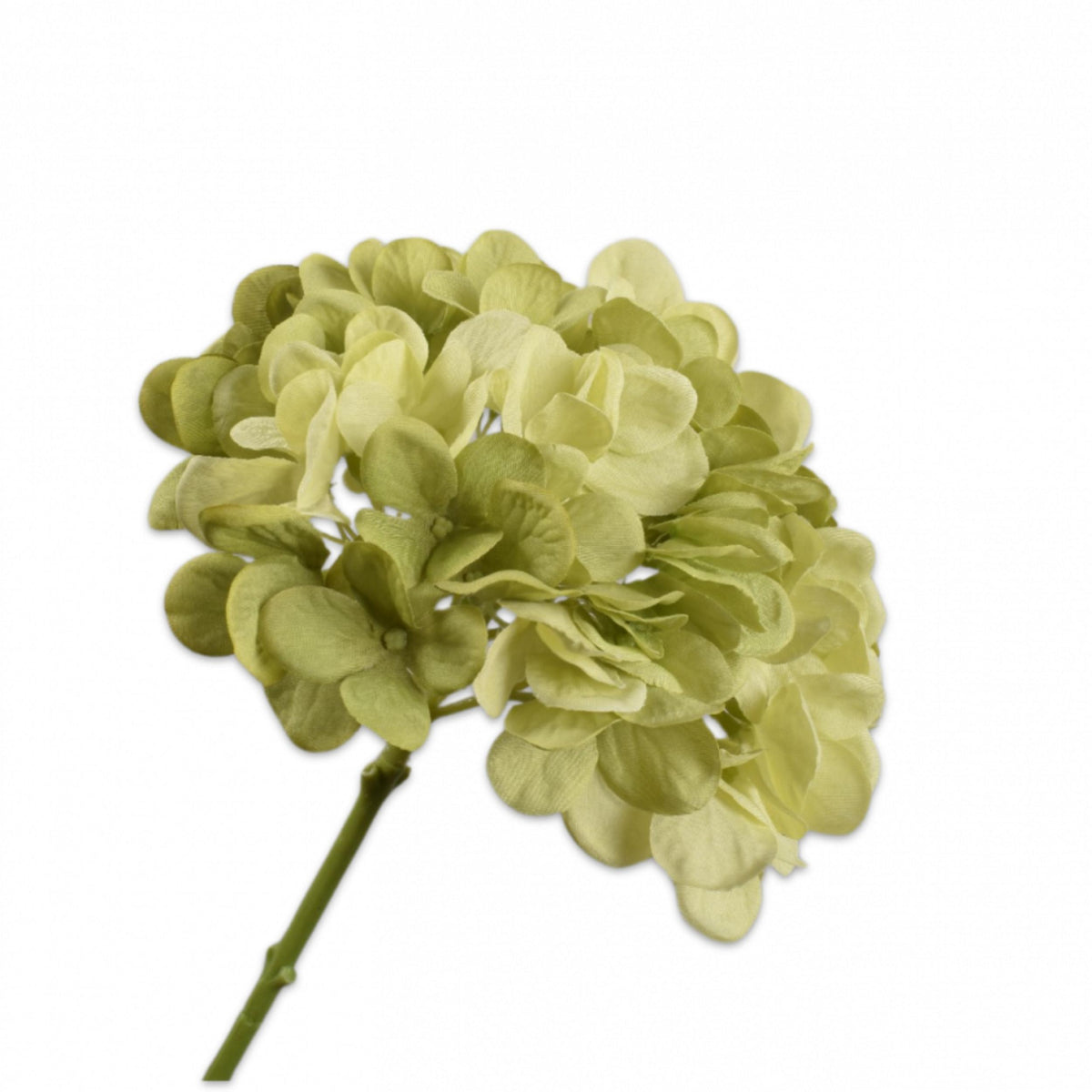 Kunstblume Hortensie - grün