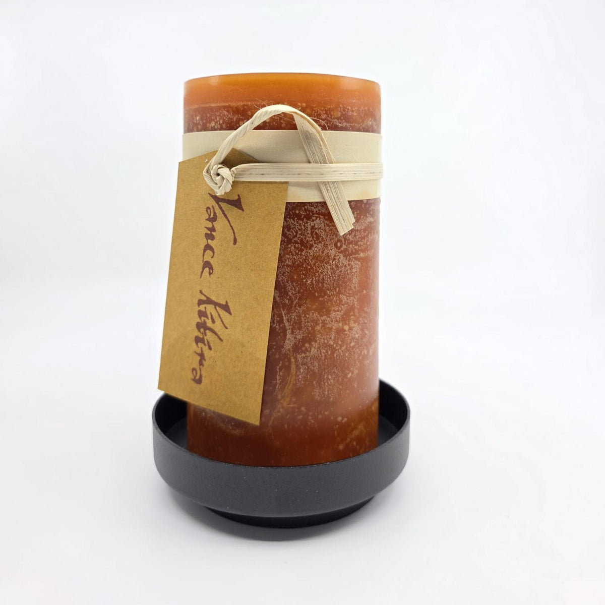 Timber-Stumpenkerzen - rust - 8 x 15cm - schadstofffrei