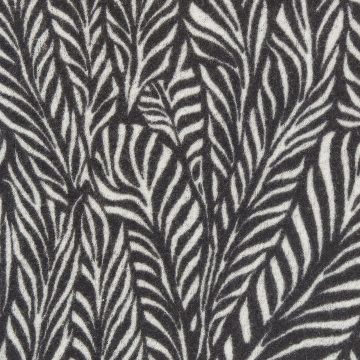 Kaschmirschal leafgarden - black-natural