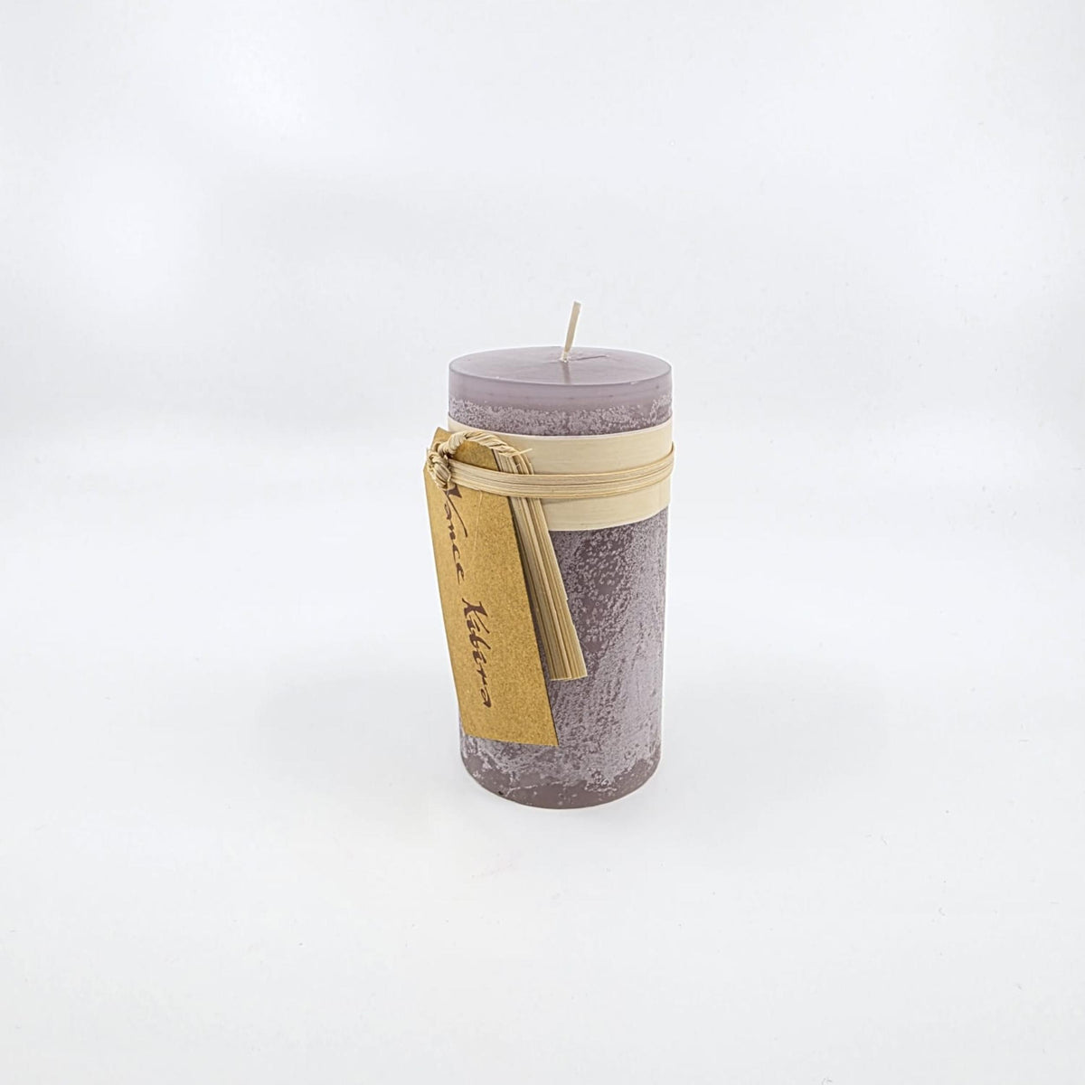 Timber- Kerzen - mauve taupe - schadstofffrei - 5 x 10cm