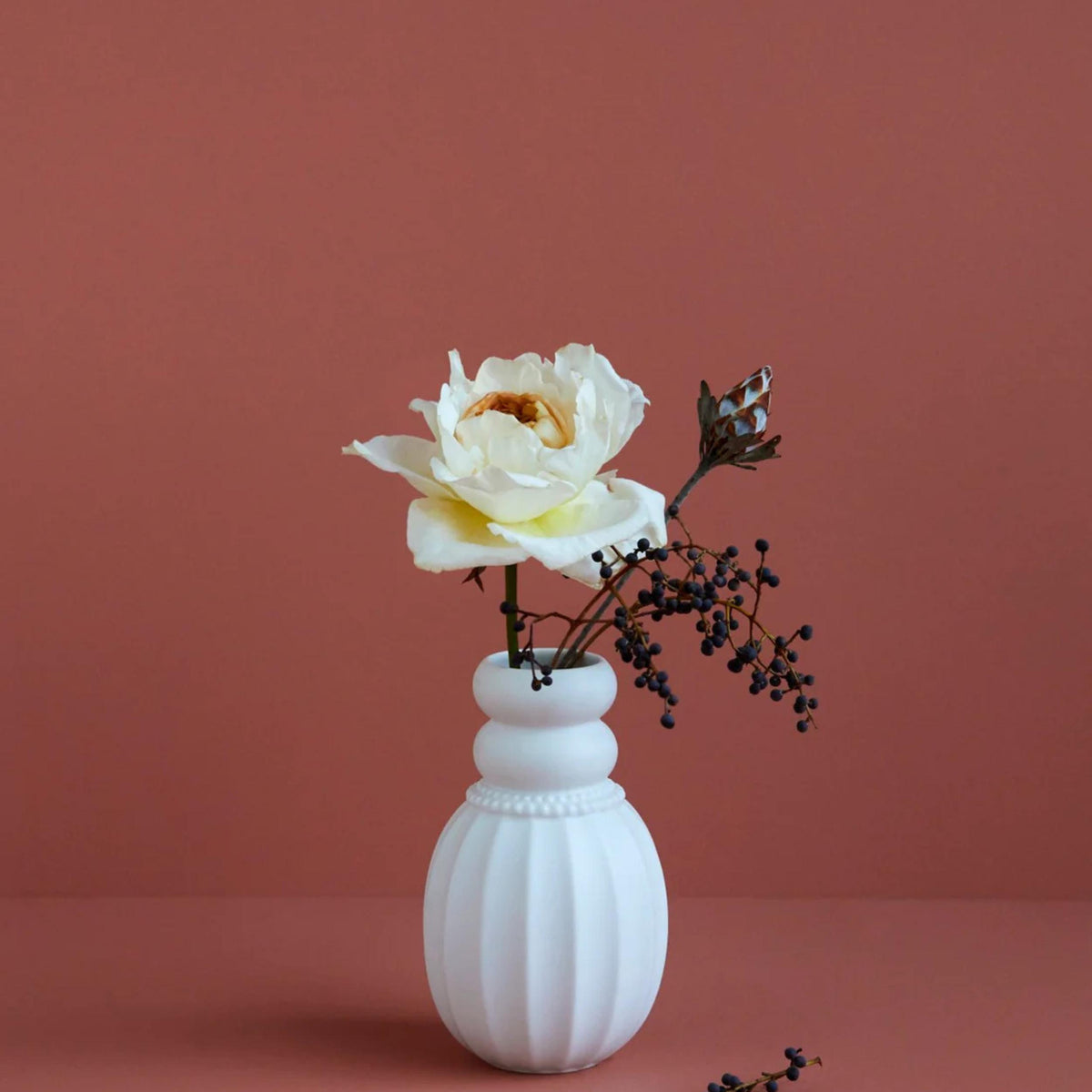 Vase Samsurium Pearlpuff - weiss