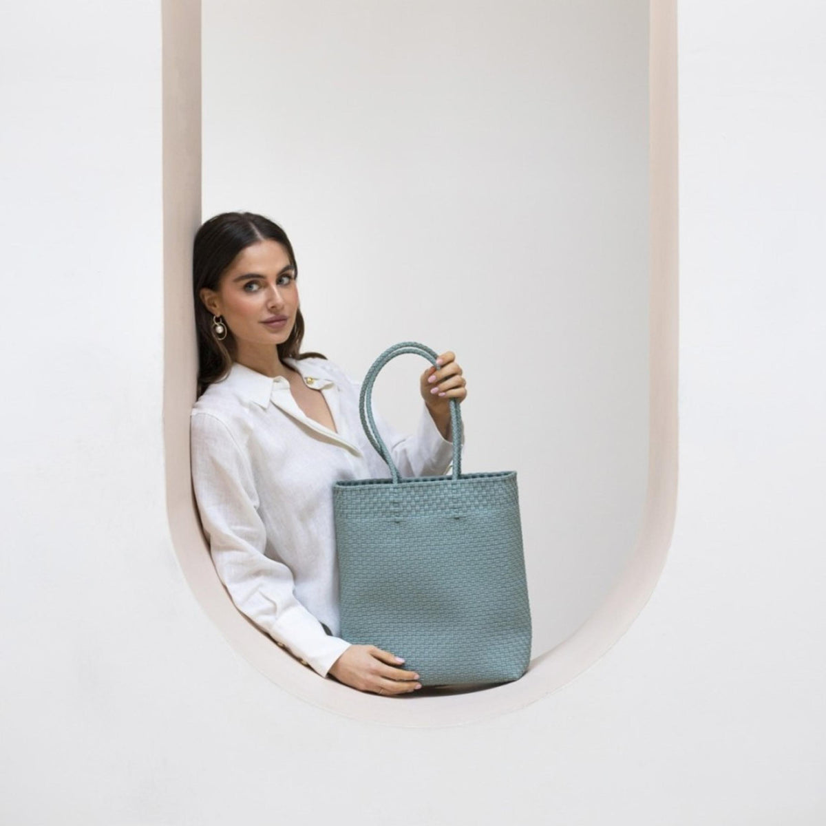 Shopper Solo Tall - sage green
