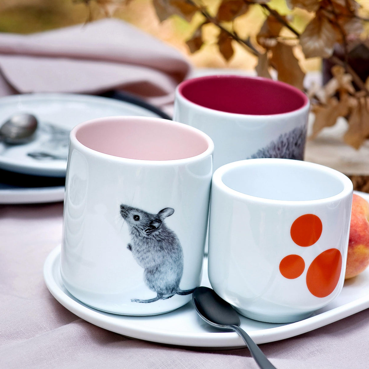 Becher Maus - zuckerwatte