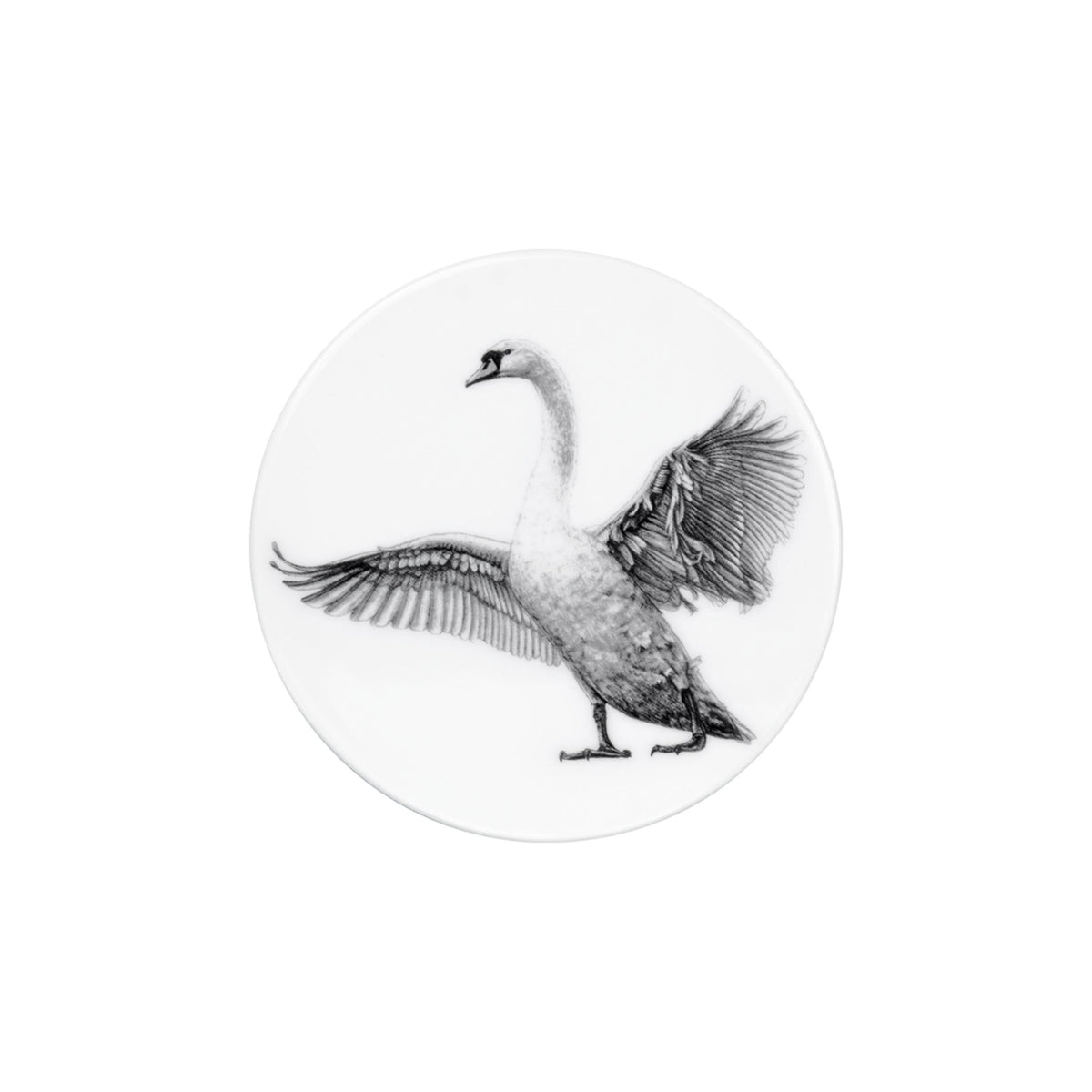 Deckel/Untersetzer - Schwan