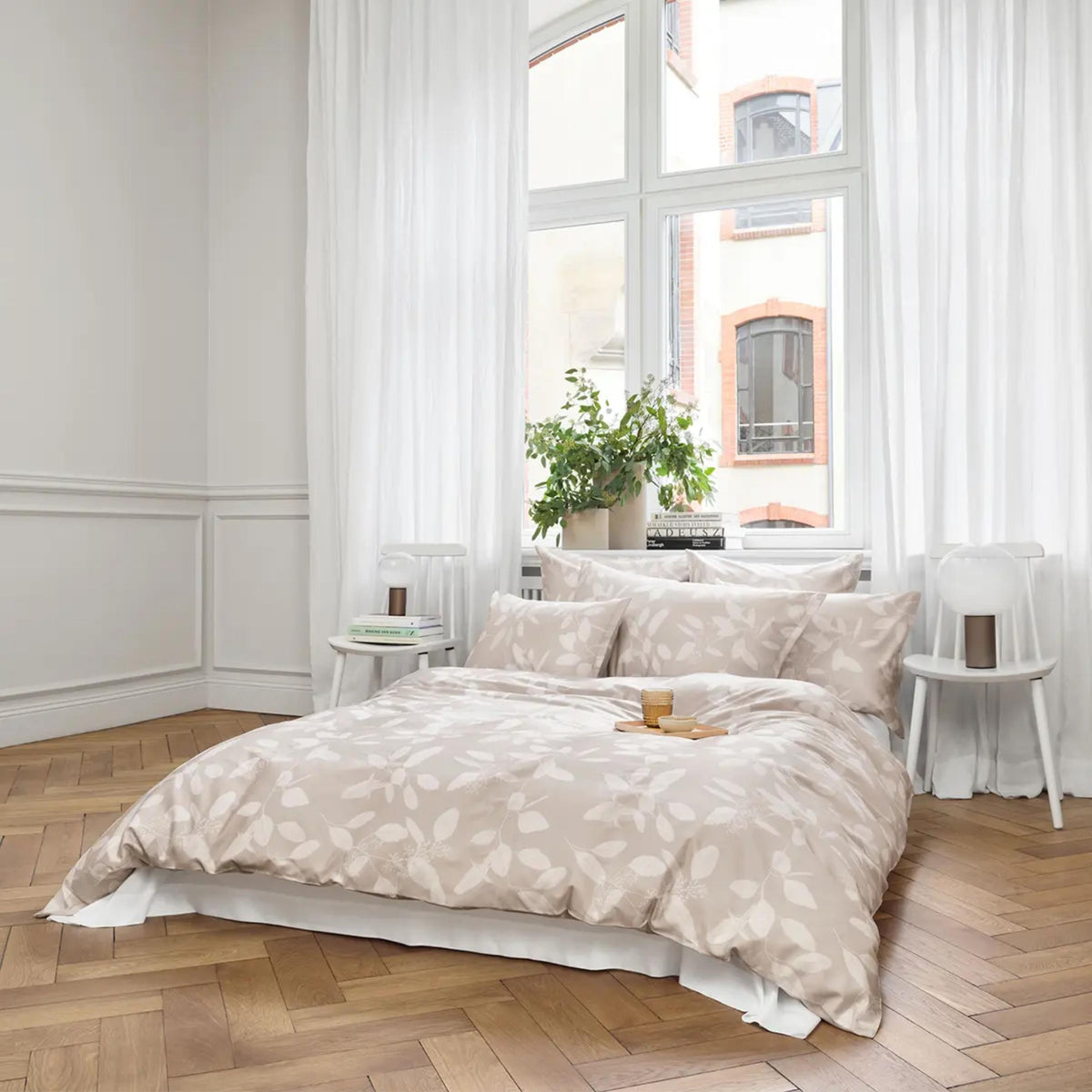Satin Organic OMEO GOTS - Bettwäsche - beige