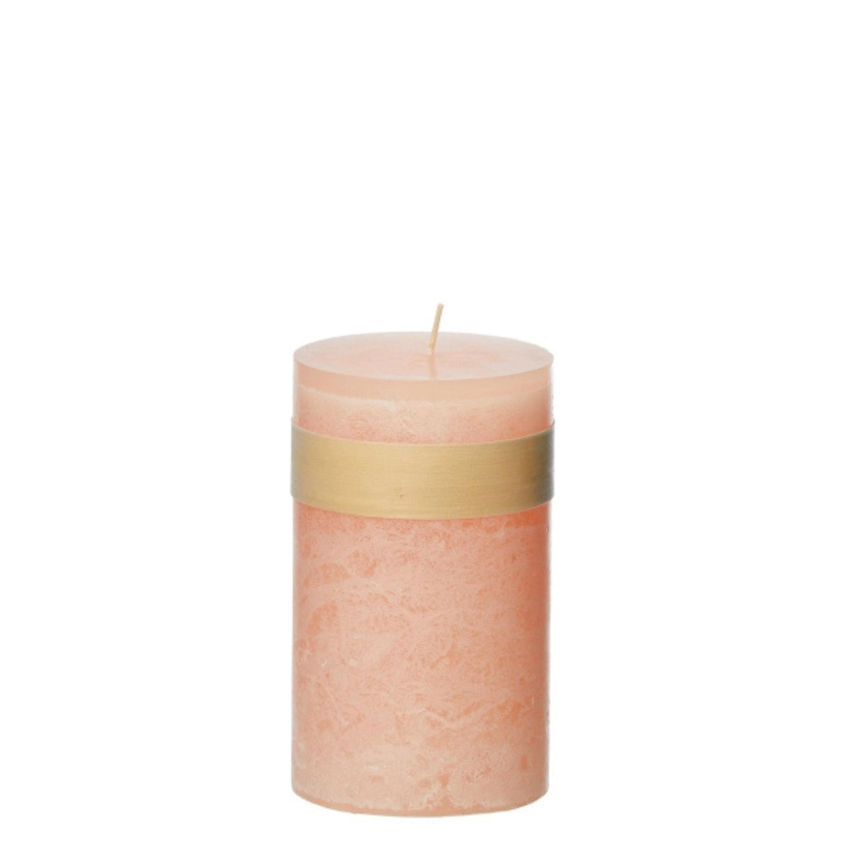 Timber-Stumpenkerzen - pink sand - 8x15cm - schadstofffrei