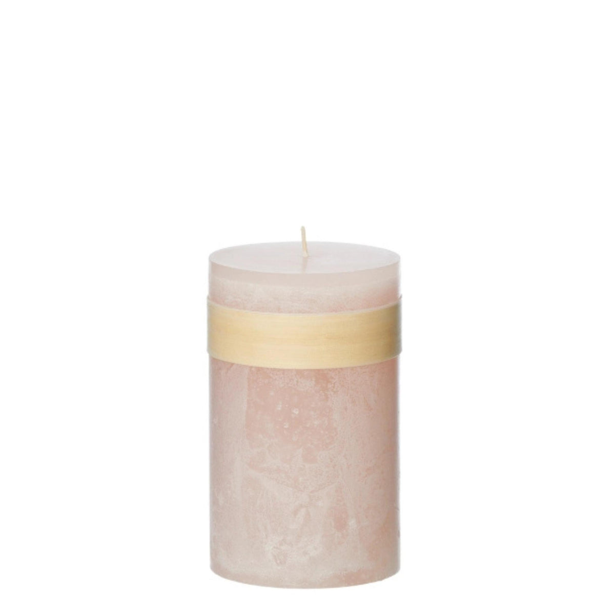 Timber-Stumpenkerzen - soft pink - 8 x 15cm - schadstofffrei